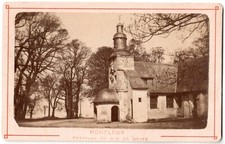 Cdv Honfleur Chapelle Notre-Dame de Grâce.Normandie.Photo Albuminée.Carte Visite