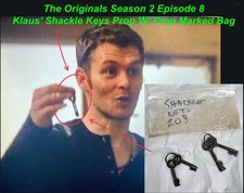 Vampire Diaries Franchise Originals Season 2 Prop Shackle Key Set X2  Box #420