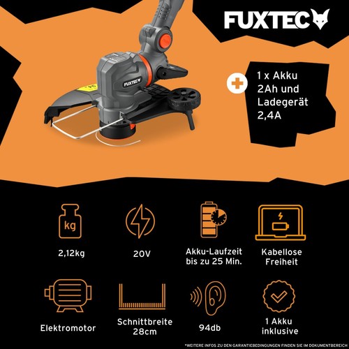 Fuxtec coupe bordures 20v - fuxtec,