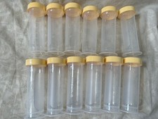 NEW Sealed Lot of 12 Medela Breastmilk Storage Container Bottles 2.5oz 80ml