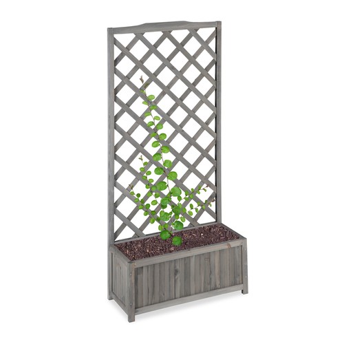 Jardinière avec treillis