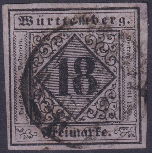 Württemberg 1851 croiseur - württemberg, 18