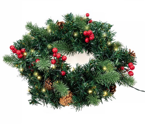 Led couronne sapin - led,
