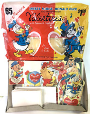 Vintage 1960‚Äôs Disney Valentines by Luster Brite in Original Packaging