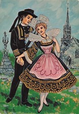29 PONT AVEN COUPLE DE JEUNES GENS
