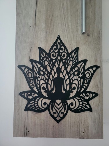 Décoration murale lotus fleur