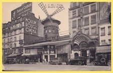 Old postcard 75 - PARIS LE MOULIN ROUGE Cabaret Cinema Brasserie GRAFF Gaston PALMER