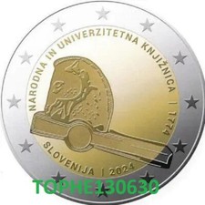 SLOVÉNIE COMMÉMORATIVE 2024 " BIBLIOTHEQUE UNIVERSITAIRE " 2 EURO NEUVE-UNC