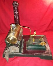 Antique steam engine without marking No. 684/3 wooden base without marking