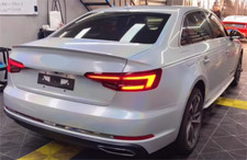 Rear ABS Unpainted Spoiler Trunk For 2017-2024 Audi B9 A4 S4 Sedan S Style