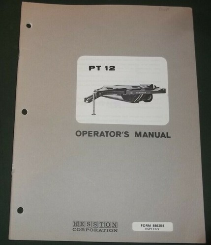 Manuel opération et - d'opération,