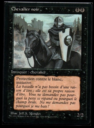 Mrm chevalier noir - mrm, fr/vf
