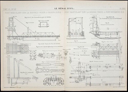 1908 ponts basculants à - ponts,