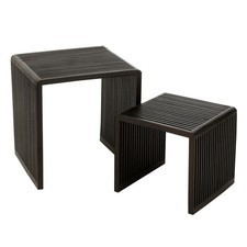 Lot de 2 Tables Basses en Bois
