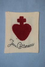C43 Sacred Heart of Jesus Chouan Vendéen Jean Cottereau Scapular Patch Badge