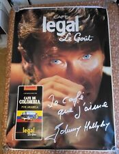 Rare Johnny Hallyday Affiche