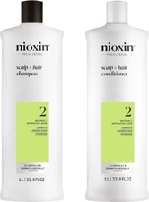 Nioxin System 2 Cleanser Shampoo and Scalp Therapy Conditioner Duo 33.8 Oz