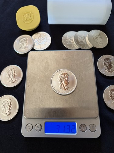 Lot pièces en argent - 10,