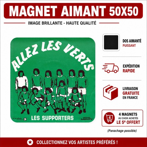 Magnet frigo allez - frigo, verts
