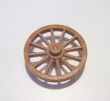 PLAYMOBIL (B733) WESTERN - Petite Roue 45mm Brown Cart Canon Vintage