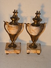 PENDULE PAIRE DE CASSOLETTES