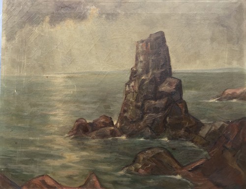 Côte avec rochers mer - côte,
