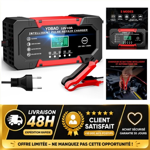 Chargeur batterie 12v 10a - chargeur,