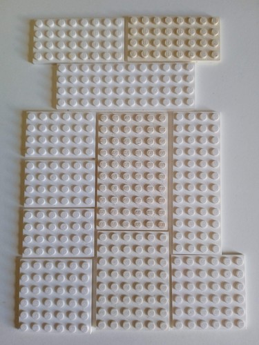 Plaques lego blanc - lego,
