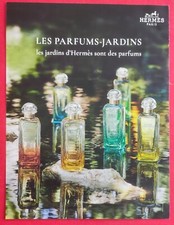 Press advertisement: Les Parfums-jardins d'HERMES et parfum Un Jardin à Kythère