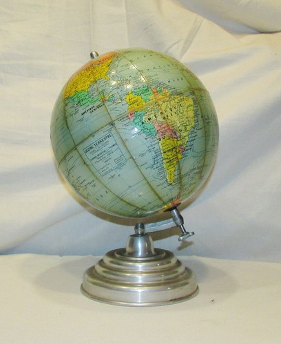 Globe terrestre ancien - globe,