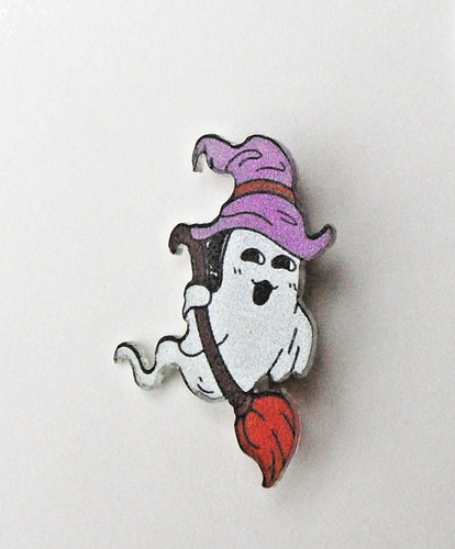 Broche halloween fantôme - halloween,