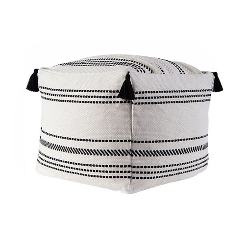 Boho square pouf cover - pouf,