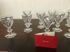 80 Baccarat Crystal Service Harcourt White Wine Glasses (Price Per Piece)