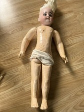 Ancien Poupée Tête En Porcelaine  A Restaurer Antique Doll