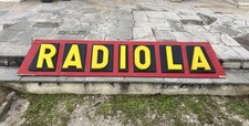 Rare enseigne En  Relief De Marque Radiola 2m43cm !!! ( Livraison Possible)