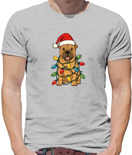 Shar pei noël lumières - shar,