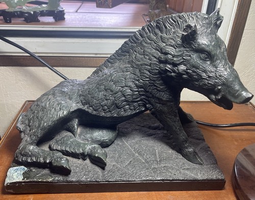 Statue sanglier pierre - statue,