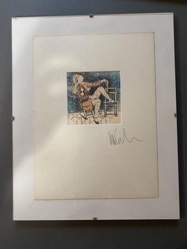 Tableau lithographie signé - tableau, ?