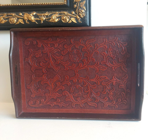Ancien plateau rectangulaire - ancien,