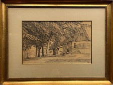 Cadre Photo or Antique Ferme