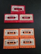 Vintage Kids Cassette Walt Disney Story teller & Song tape 1977-1980 7pcs (3C7)