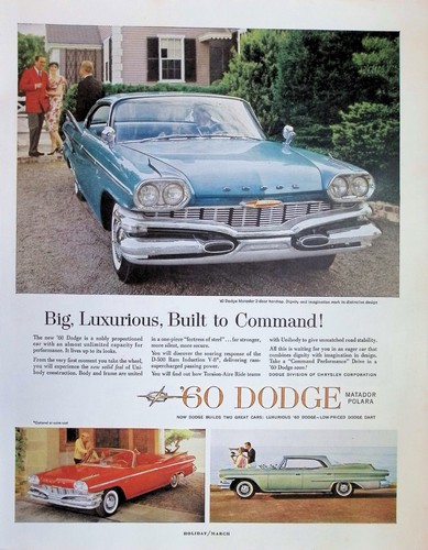 Original 1960 dodge - original, ad