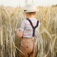  2 PCS Courroie de suspension de la mode Pantalon de pantalon élastique Pantalon