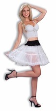 Tutu Mini Noir Avec Blanc 16"