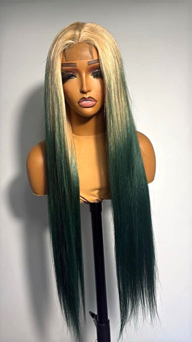 Lace front wig long - lace, straight
