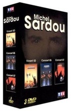 Dvd Michel Sardou - Vivant 83 + Concert 85 + Concert 87