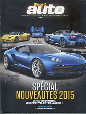 SPORT AUTO n°634 11/2014 LAMBORGHINI ASTERION FERRARI 458A FERRARI F60 AMERICA