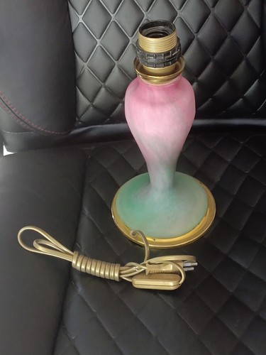 Lampe pâte verre - de, ancienne