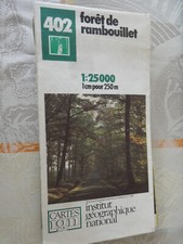 1984 Edition 4 1/25 000 Grey Ign Card 402 Drill Rambouillet