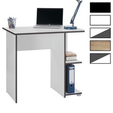 Bureau pour enfant ou adulte table d'ordinateur avec 2 tablettes en mélaminé